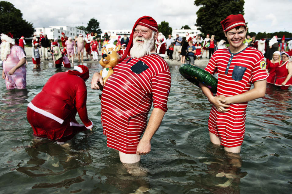 Morning Swim at World Santa Convention