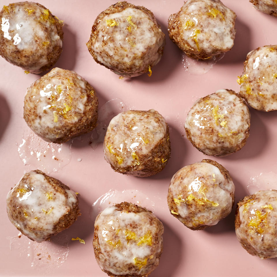 Iced Lemon Cookie Energy Balls