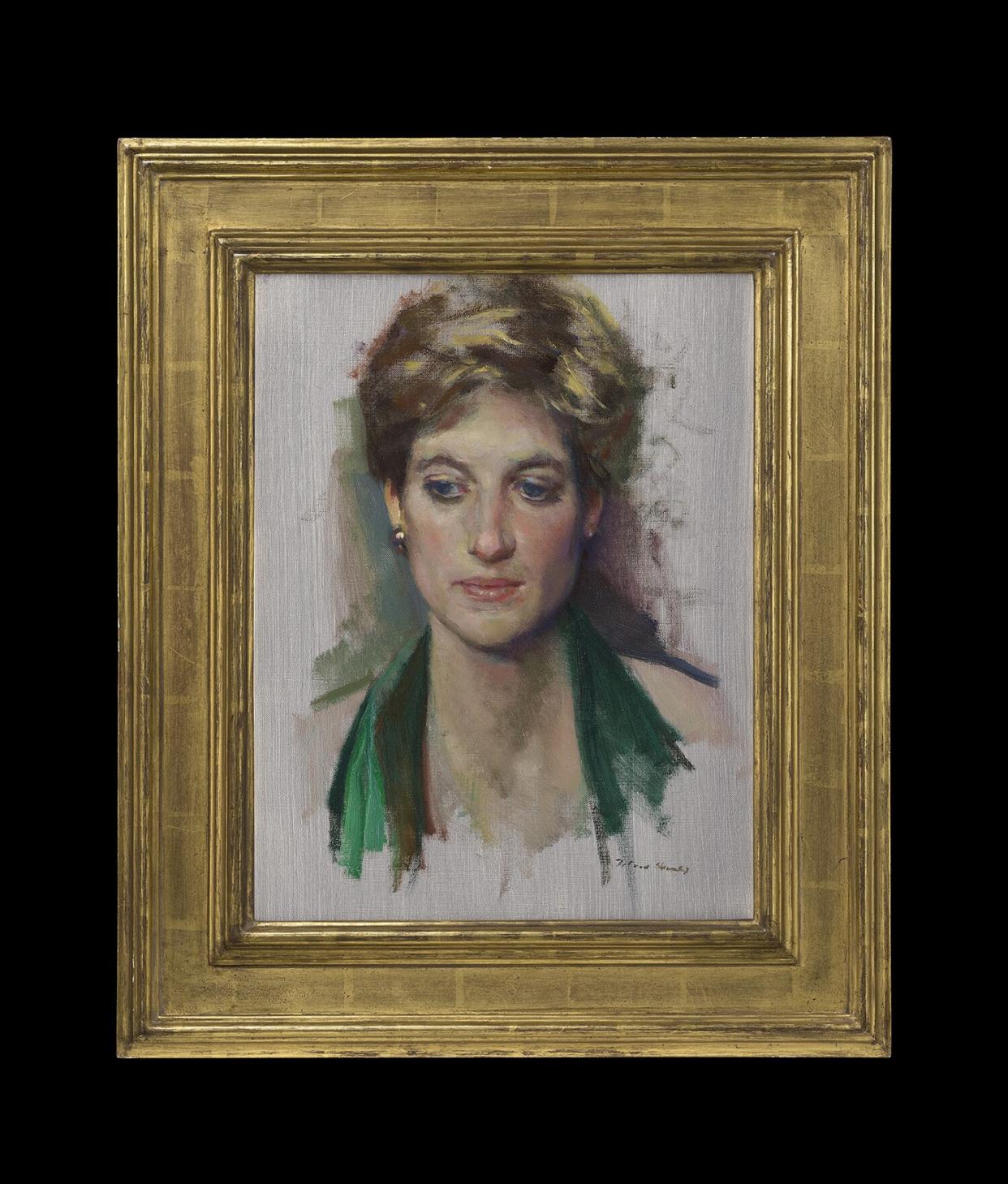 Nelson Shanks (1937-2015) Diana, Princess of Wales (1961-1997)