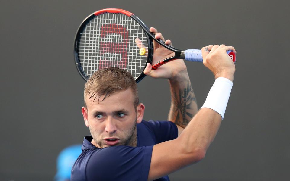 Dan Evans will compete in the singles but is not a fan of clay - Copyright (c) 2017 Rex Features. No use without permission.