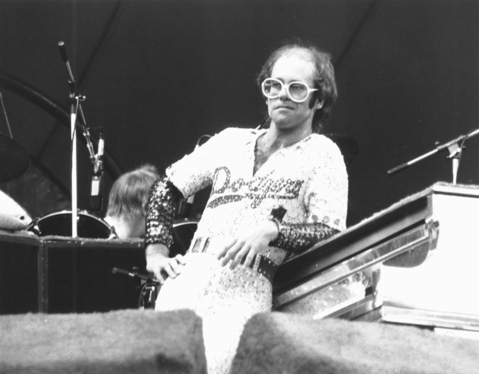 Elton John onstage