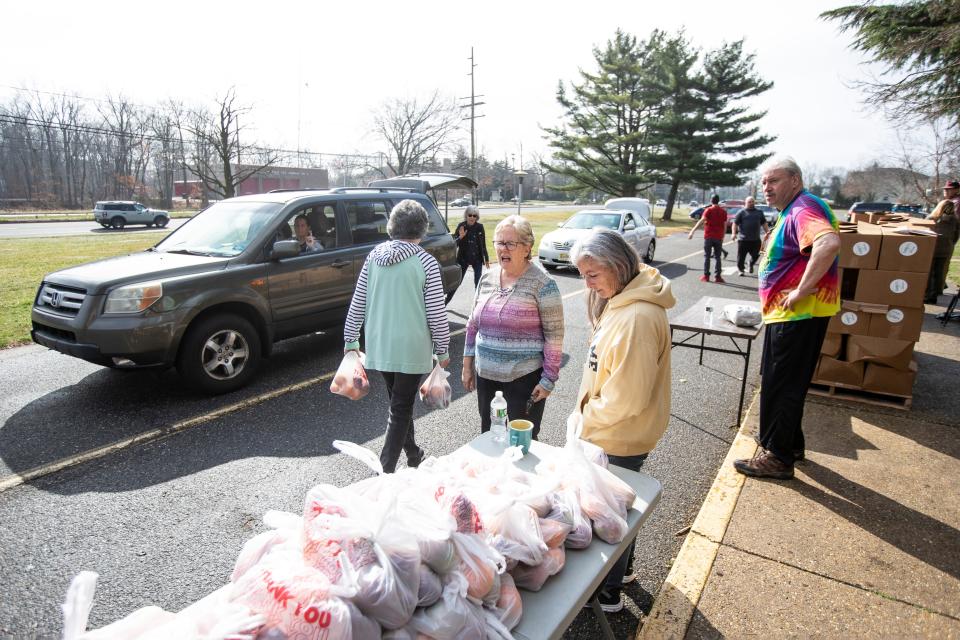 Toms River began distributing free food to anyone experiencing food insecurity back in 2020, at the very beginning of the pandemic. The food distribution has continued at the Toms River Presbyterian Church, and marks its second anniversary on Friday, March 18, with no sign of stopping. Numbers of people seeking food are rising again as inflation takes its toll.   Toms River, NJFriday, March 18, 2022.