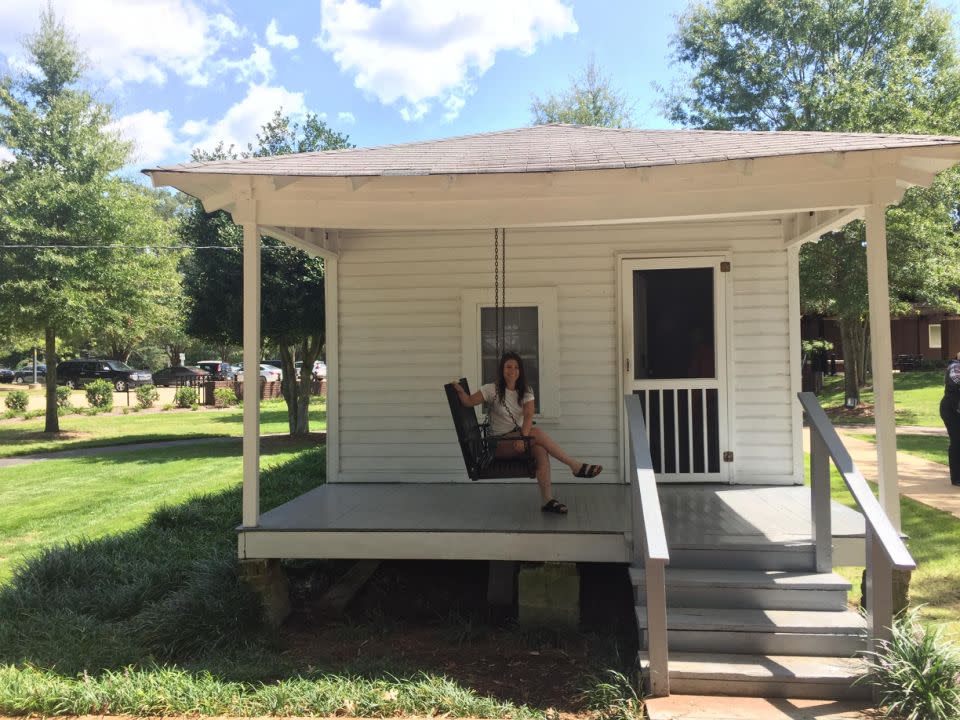 Seeing the tiny home where Elvis was born was extremely moving. Source: Supplied