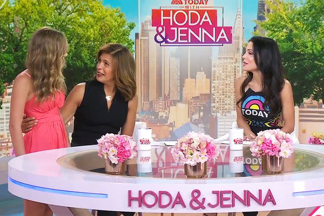 Bethenny Frankel's Daughter Bryn, Hoda Kotb and Bethenny Frankel on the TODAY show