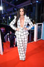 <p>No shirt, no problem, and she’s “not sorry” about it. The singer donned a sexy suit with nothing underneath at the MTV EMAs 2017 in London on Sunday. (Photo: Kevin Mazur/WireImage) </p>