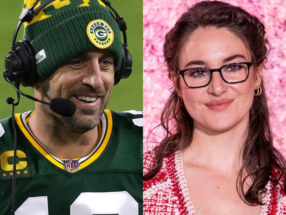 aaron rodgers and shailene woodley 3