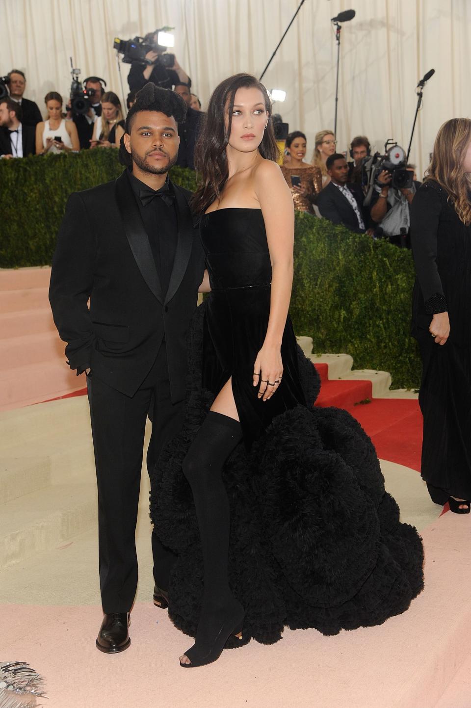 The Weeknd and Bella Hadid at the MET Gala