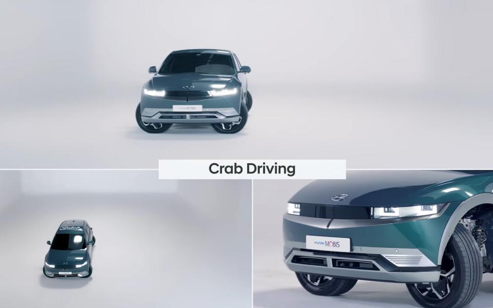 Hyundai Ioniq 5 EV crab-walking