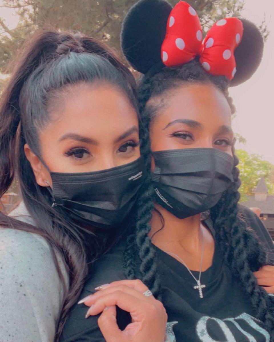 <p>Friends that go to Disney together, stay together! The two moms headed to the Happiest Place on Earth in California with their kids and a few friends to celebrate Mother's Day, making sure to check out all the most popular attractions.</p> <p>"When you roll with us Mamas to a Theme Park... Be ready to go on a favorite ride at least 3 times... Get wet.. All that," the singer captioned <a href="https://www.instagram.com/p/COrp0-qnVPR/" rel="nofollow noopener" target="_blank" data-ylk="slk:this photo;elm:context_link;itc:0;sec:content-canvas" class="link ">this photo</a>, joking that her husband, quarterback Russell Wilson, "wasn't feelin Splash Mountain."</p>