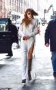 <p>Think a pair of pants can't be shorts too? Gigi is here to prove you oh so wrong. She wore barely-there trousers while out and about in NYC, thoroughly confusing/enthralling the world. </p>