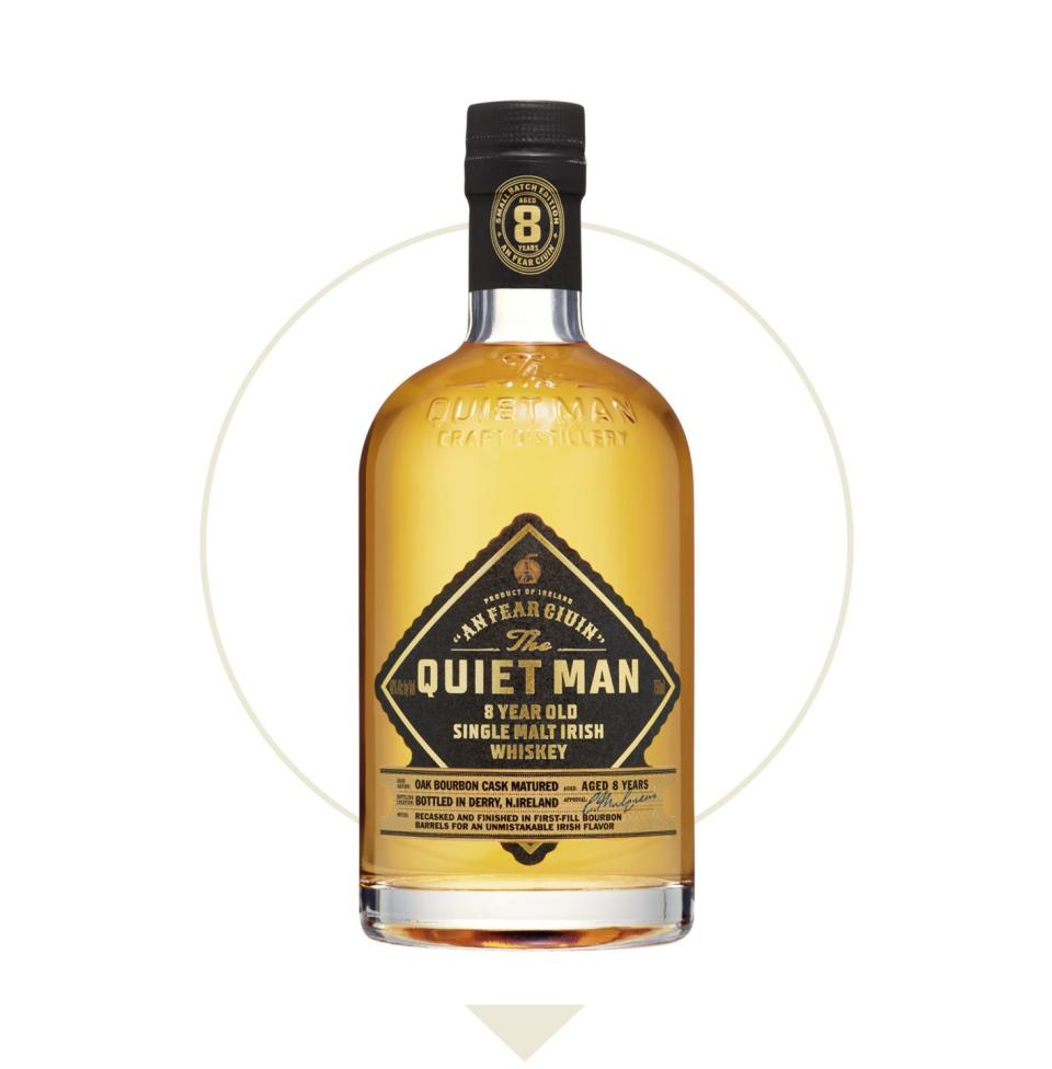 the quiet man 8 year old irish single malt whiskey