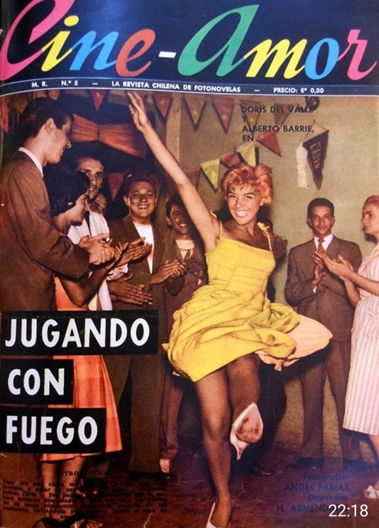 Siga el baile: en la tapa de una revista, luciendo uno de sus talentos