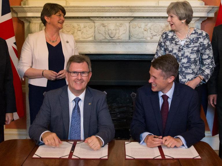 Tory-DUP deal: £1bn Northern Ireland funding boost is 'just a down payment', warns ex-Treasury chief