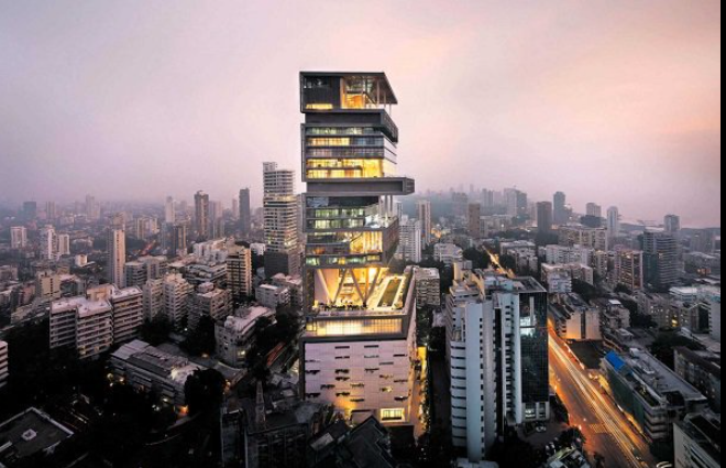 Perhaps the only one to beat the extravaganzas of Antilia could be someone royal. The 27-story landmark building sitting on an expanse of 400,000 square foot, in Mumbai is residence to Mukesh Ambani and his family. At an average day, a battalion of 600 staff is employed to maintain this house that features three helicopter pads and six underground parking floors. The estimated value of Antilia is $1 billion.