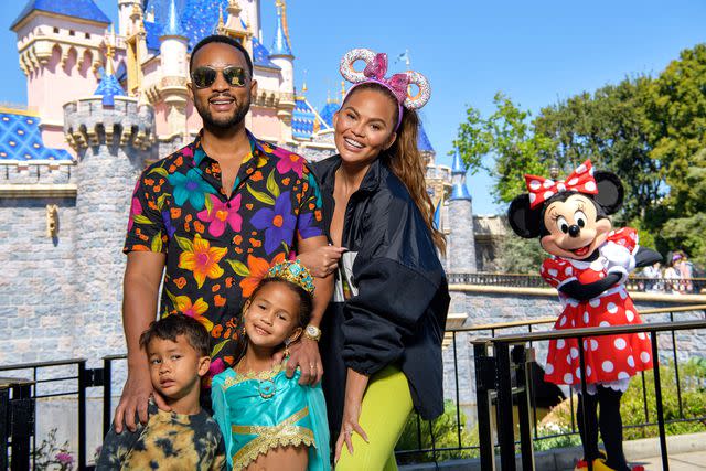 Courtesy Disney John Legend, Chrissy Teigen and their children