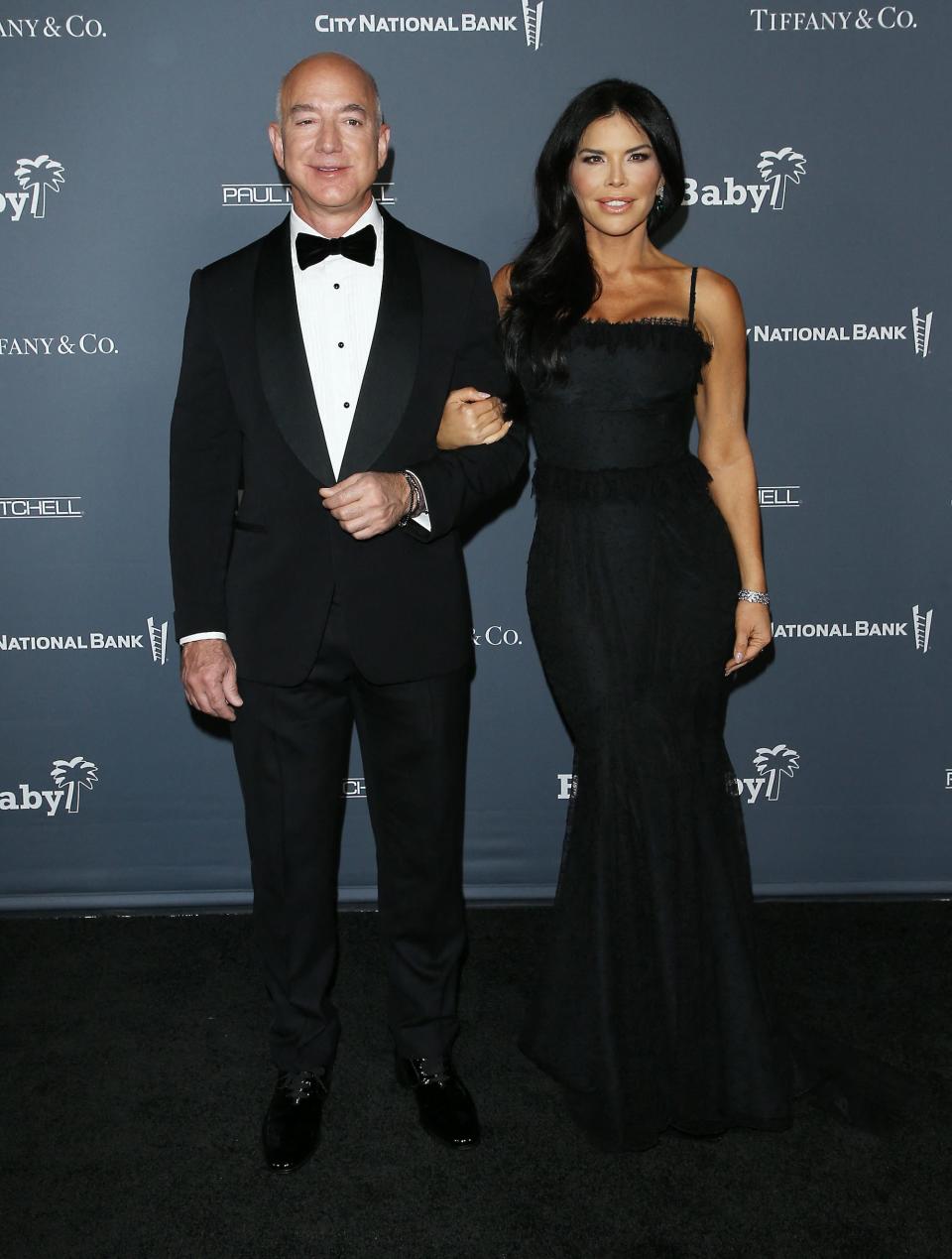 Jeff Bezos and Lauren Sanchez attend the  the Baby2Baby 10-Year Gala in November 2021.
