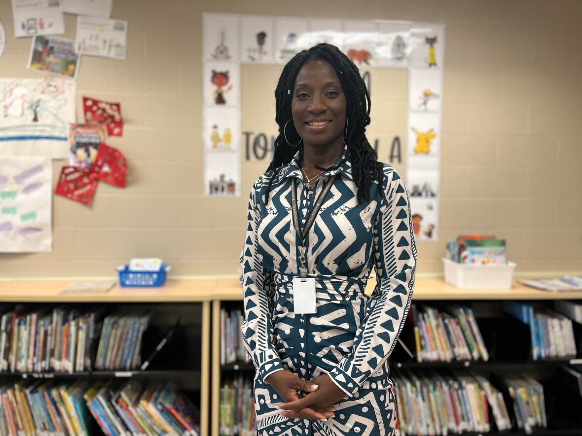 Siobhan Wright was originally a student in the York Catholic District School Board. Today, she's the school board's superintendent and she champions Black representation in the education system. (Patrick Swadden/CBC - image credit)