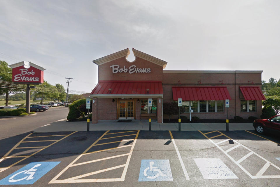 Image: Bob Evans restaurant on Lesh Street Northeast in Canton, Ohio. (Google Maps)