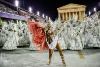 Carnival parade at the Sambadrome in Rio de Janeiro