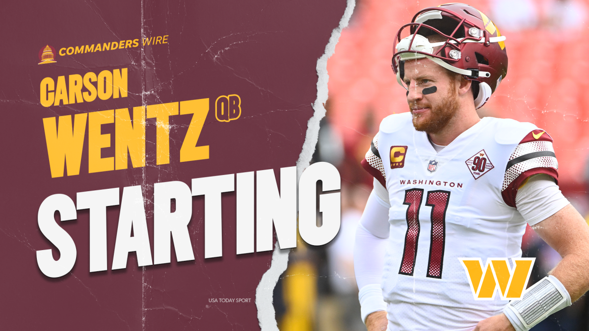 Commanders turn to Wentz to start Week 17 game vs. Browns