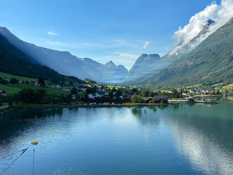 View of Norway from NCL Ship