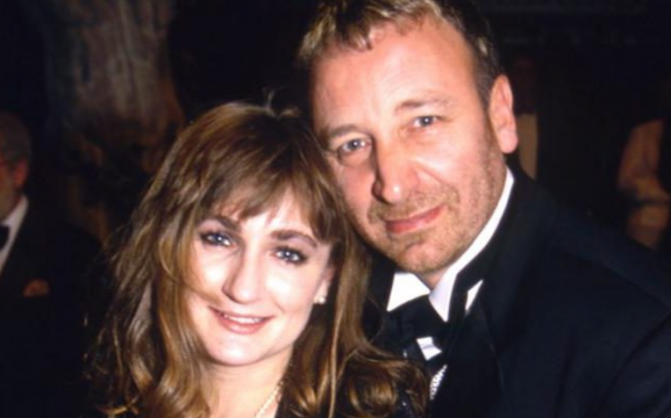 Caroline Aherne and Peter Hook (Getty)