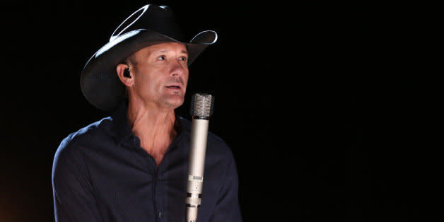 Tim McGraw performs during rehearsals for the 87th Academy Awards in Los Angeles, Friday, Feb. 20, 2015. The Academy Awards will be held at the Dolby Theatre on Sunday, Feb. 22. (Photo by Matt Sayles/Invision/AP) (Photo: )