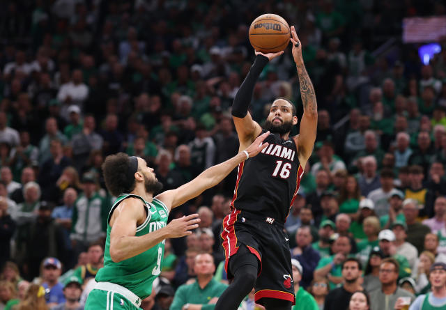 Caleb Martin dropped 26 points to help lead the Heat in what turned out to be a blowout win in Game 7 on Monday night.