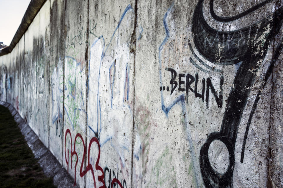 Eija-Ritta Berliner-Mauer wed the German landmark in 1979. Photo: Getty