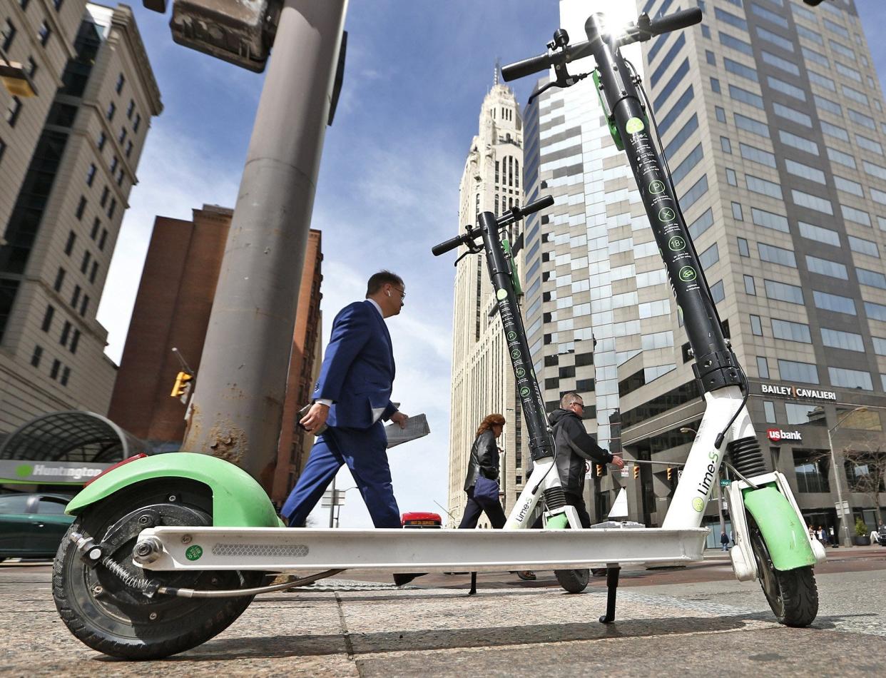 Due to concerns related to pedestrian safety and reckless use of scooters, the Department of Public Service is working with scooter vendors to implement “geofences” in some Columbus parks.