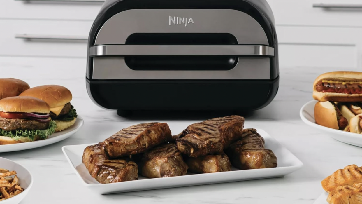 ninja fg551 foodi smart xl 6 in 1 indoor grill