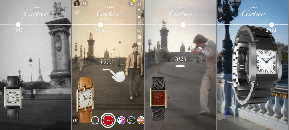 Cartier Snapchat AR augmented reality