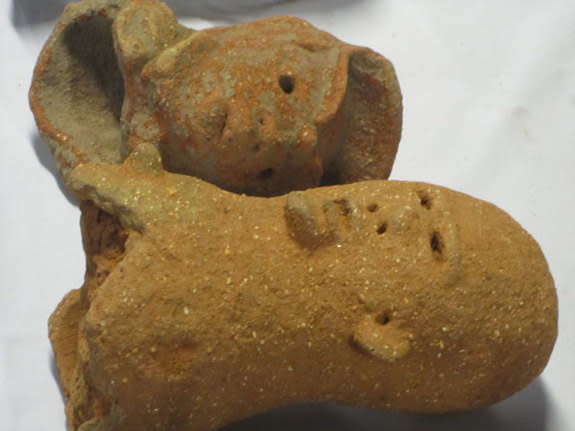 Two of the figurines American officials formally returned to the Nigerian government on July 27. These roughly 2,000-year-old sculptures are the work of the Nok culture and were stolen from the Nigerian national museum.