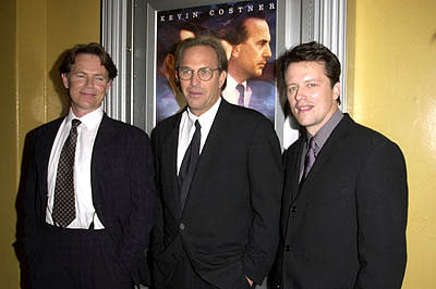 Bruce Greenwood , Kevin Costner and Steven Culp at the Westwood premiere of New Line's Thirteen Days