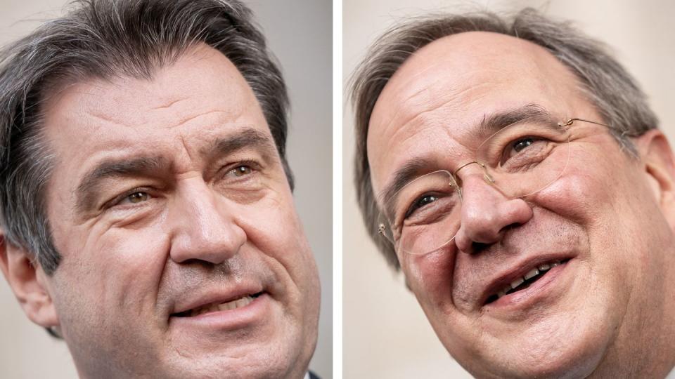 Markus Söder oder Armin Laschet? Die Entscheidung zur Kanzlerkandidatur soll in den nächsten Tagen fallen.