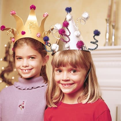 <div class="caption-credit"> Photo by: Spoonful</div><div class="caption-title">Get Festive</div>Set up a craft area with all the supplies for DIY New Year's hats. Both kids and adults will get in on the fun! <br> <a href="http://www.babble.com/kid/winter-break-bucket-list-8-things-i-want-to-do-with-my-kids/?cmp=ELP|bbl|lp|YahooShine|Main||122812|||famE|||" rel="nofollow noopener" target="_blank" data-ylk="slk:Related: 8 things to do with your kids during winter break;elm:context_link;itc:0;sec:content-canvas" class="link "><b><i>Related: 8 things to do with your kids during winter break</i></b></a>