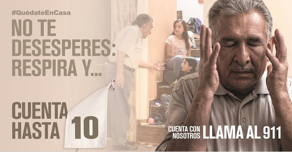 Imagen de la campaña federal contra la violencia familiar