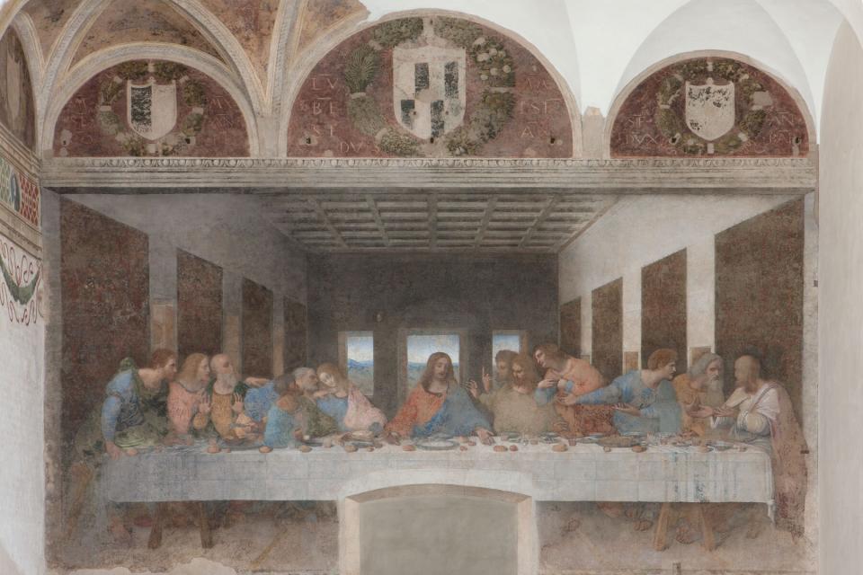 The Last Supper or Cenacolo, 1495-1497, by Leonardo da Vinci