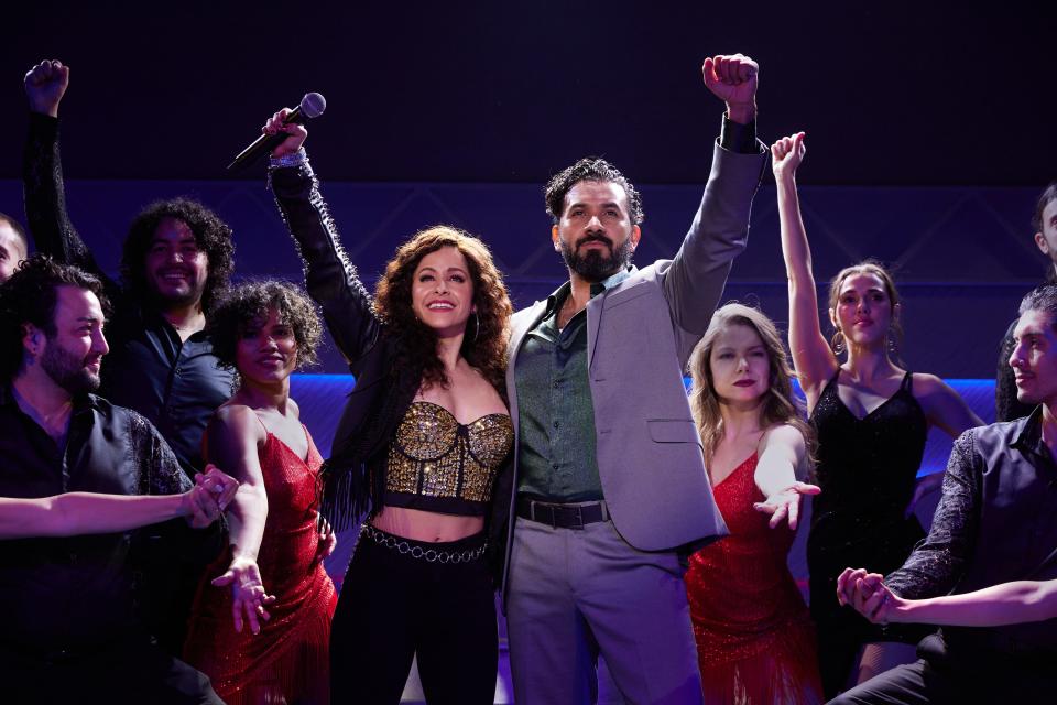 A scene from the touring production of “On Your Feet,” about the music and careers of Gloria and Emilio Estefan.