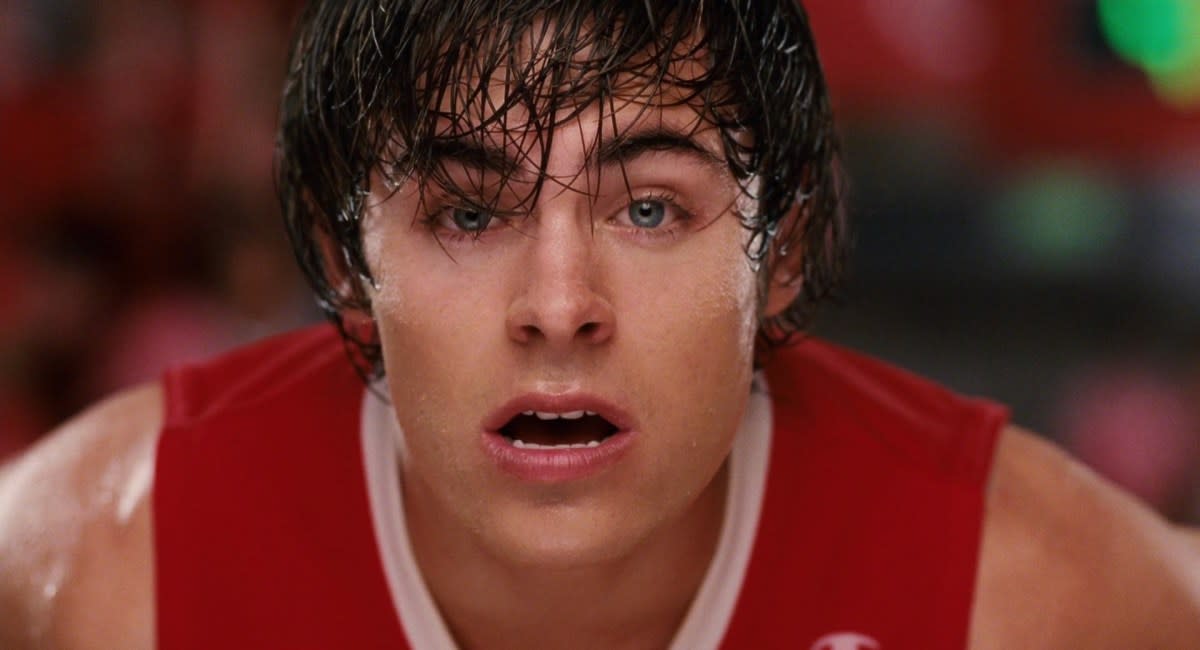 Zac Efron as Troy Bolton in "High School Musical 3: Senior Year"<p>Disney</p>