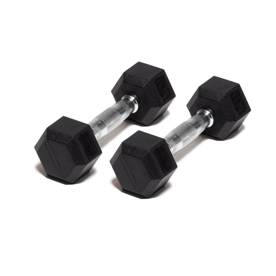 <p><a href="https://go.redirectingat.com?id=74968X1596630&url=https%3A%2F%2Fwww.living.fit%2Fproduct%2Fdumbbells%3Fsscid%3D81k7_holdt&sref=https%3A%2F%2F" rel="nofollow noopener" target="_blank" data-ylk="slk:Shop Now;elm:context_link;itc:0;sec:content-canvas" class="link ">Shop Now</a></p><p>Dumbbells</p><p>living.fit</p><p>$29.99</p>