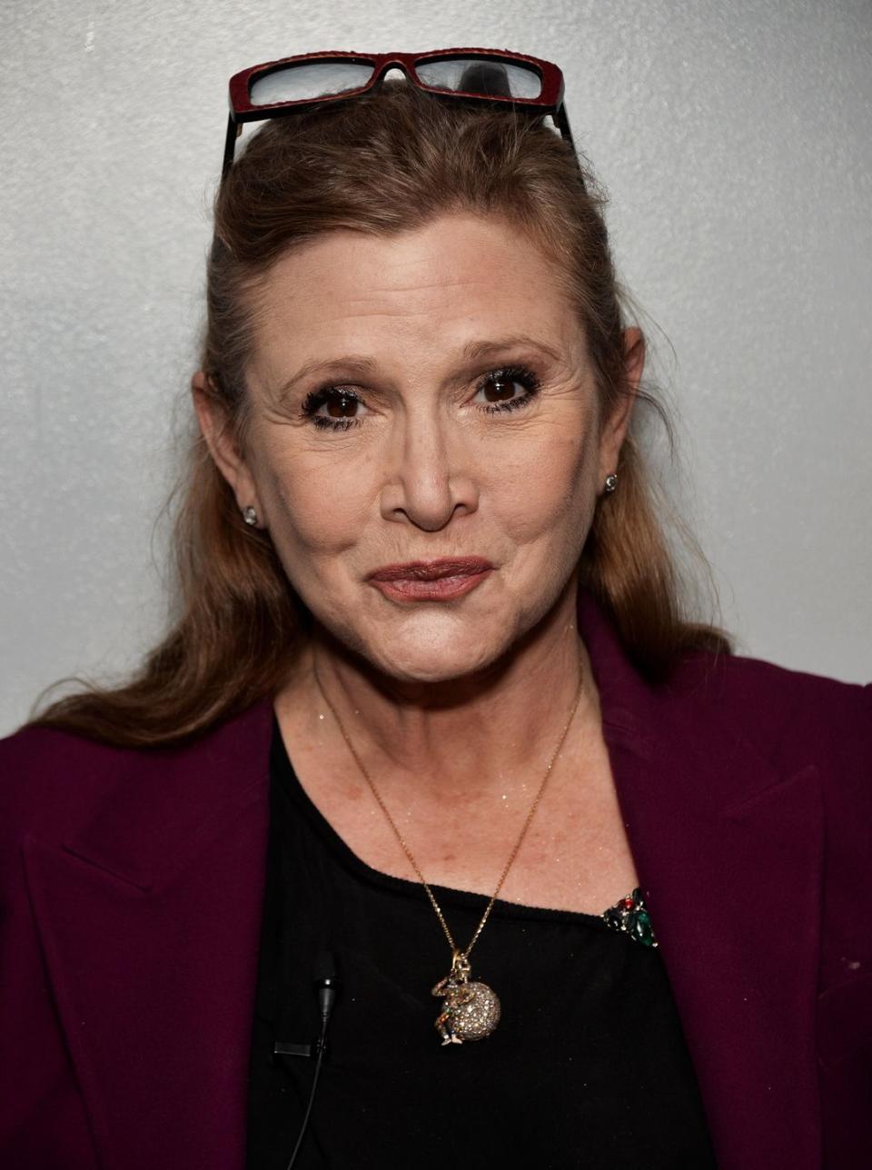 <p>"One of the things that baffles me (and there are quite a few) is how there can be so much lingering stigma with regards to mental illness, specifically bipolar disorder," the <em>Star Wars </em>actress <a href="http://ew.com/news/2016/12/28/carrie-fisher-quotes-mental-health/" rel="nofollow noopener" target="_blank" data-ylk="slk:wrote;elm:context_link;itc:0;sec:content-canvas" class="link ">wrote</a> in her memoir <em><a href="https://www.amazon.com/Wishful-Drinking-Carrie-Fisher/dp/143915371X?tag=syn-yahoo-20&ascsubtag=%5Bartid%7C10063.g.36459994%5Bsrc%7Cyahoo-us" rel="nofollow noopener" target="_blank" data-ylk="slk:Wishful Drinking;elm:context_link;itc:0;sec:content-canvas" class="link ">Wishful Drinking</a>.</em> "In my opinion, living with manic depression takes a tremendous amount of balls."</p>