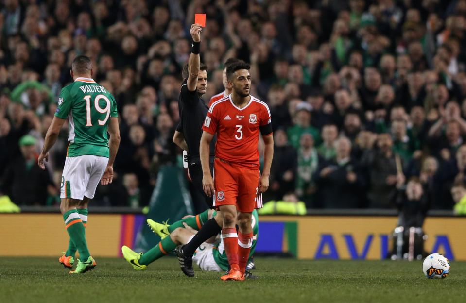 Neil Taylor is reported to have been inconsolable after his challenge broke Seamus Coleman's leg 