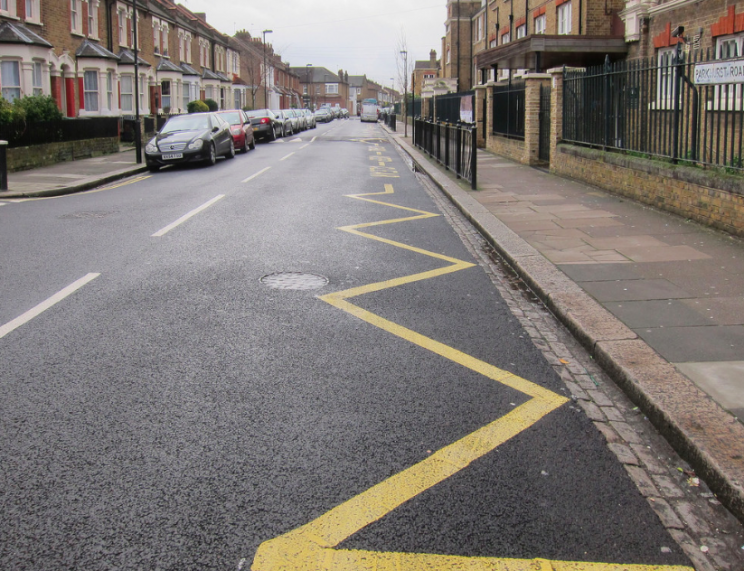 Snooping: Parents who park on zig zags will be fined if spotted by the cameras (Alan Stanton)