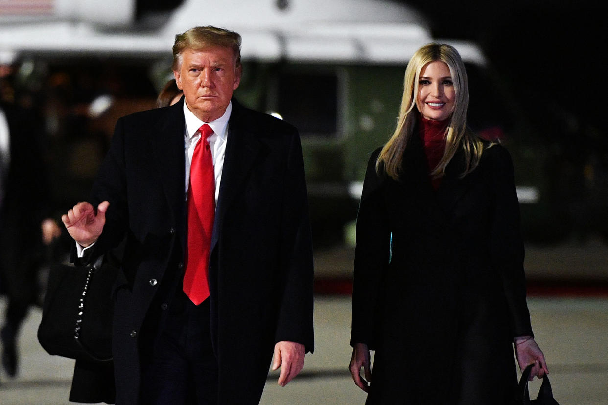 Donald Trump; Ivanka Trump MANDEL NGAN/AFP via Getty Images