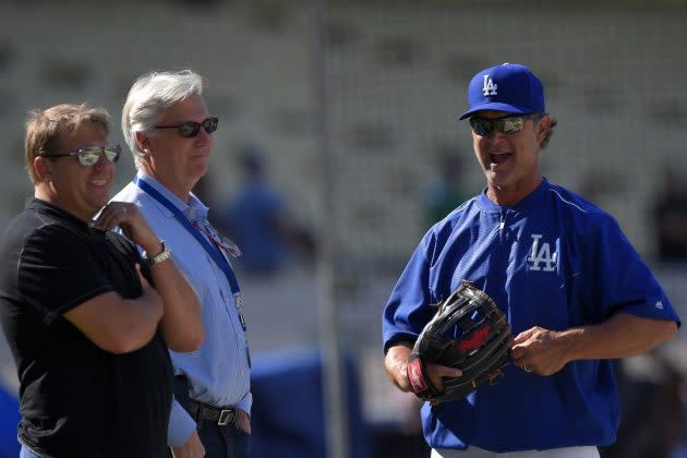 The Los Angeles Dodgers take on the - Los Angeles Lakers