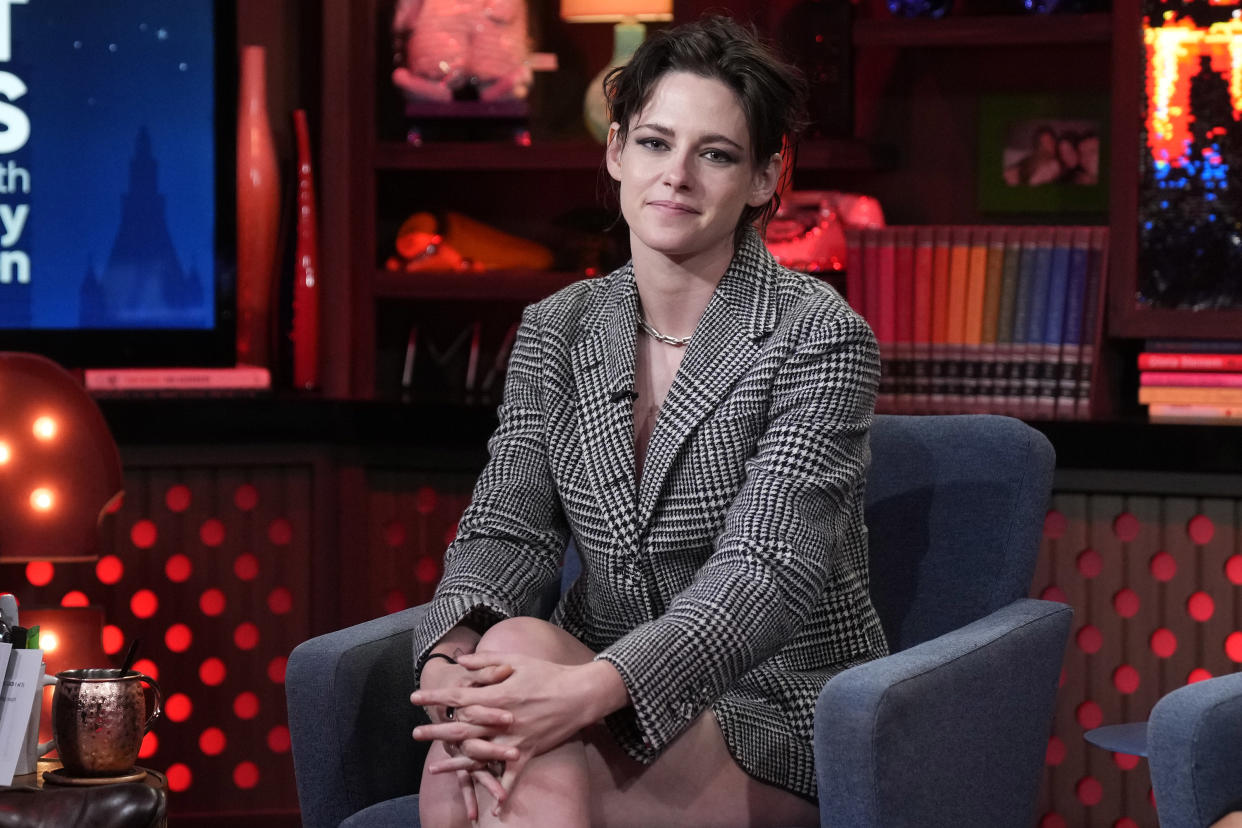 WATCH WHAT HAPPENS LIVE WITH ANDY COHEN -- Episode 20177 -- Pictured: Kristen Stewart -- (Photo by: Charles Sykes/Bravo via Getty Images)