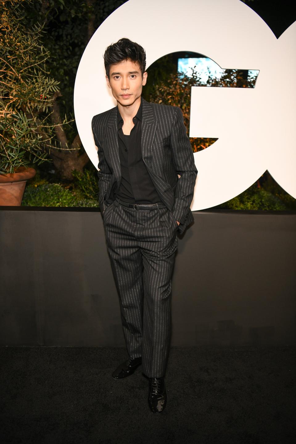 Manny Jacinto in Saint Laurent