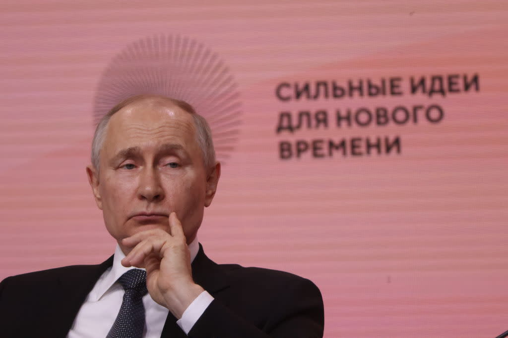 President Putin Meets Attends Forum By Agency For Strategic Initiatives In Moscow