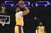 NBA: New Orleans Pelicans at Los Angeles Lakers